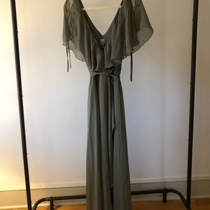 ASOS army green dress